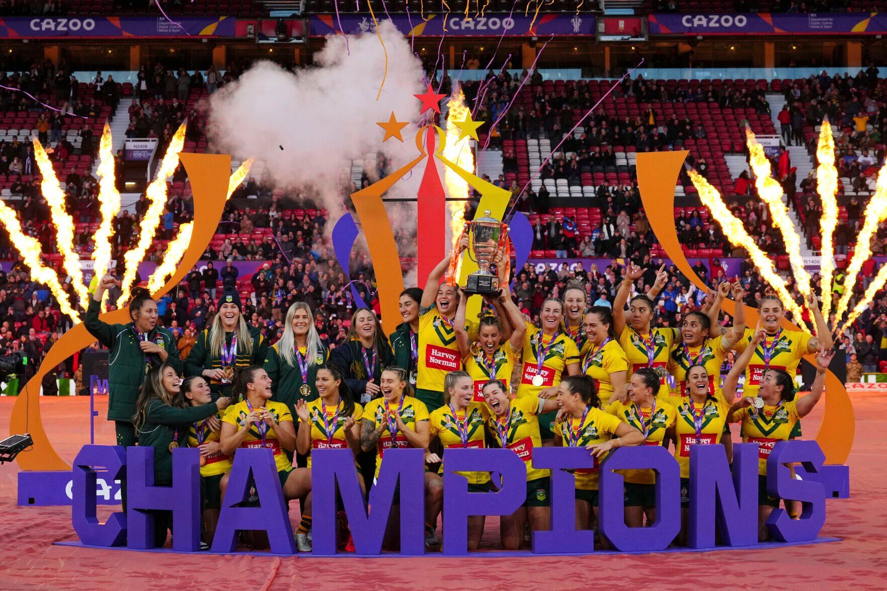 APTOPIX Britain Women's Rugby League World Cup